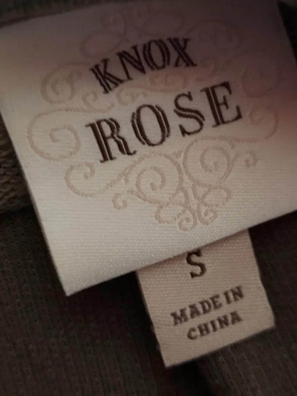 Knox Rose Embroidered S Tee Top LS Fairy Grunge Y2K‎ Boho Cottage Indie McBling